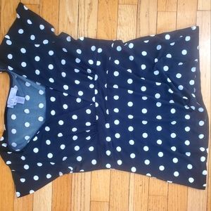 Nine West Polka Dot Shirt - Size Medium